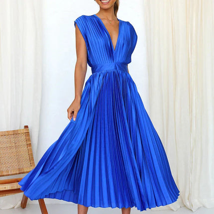 Adele | Fashionable maxi dress Blue Dresses