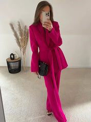 Women's Elegant Two-Piece Suit Blazer
