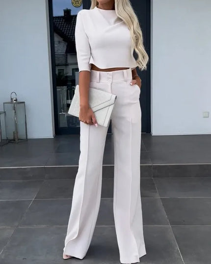 Skylar | Stylish two-piece set White Two Pieces Sets