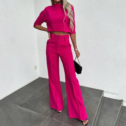 Skylar | Stylish two-piece set Fuchsia Two Pieces Sets