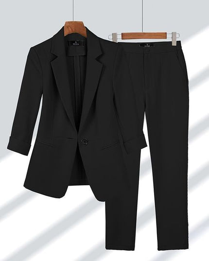 Chloe - Blazer & Trouser Set Black Set Blazer