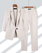 Apricot suit