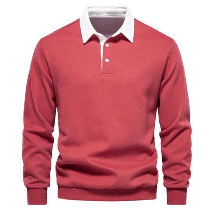 Grant | Polo Pullover Red Pullover/Sweater