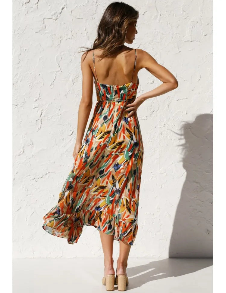 Elise™ | Colored midi dress Dresses
