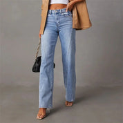 Cate | Flared Denim Jeans Pants