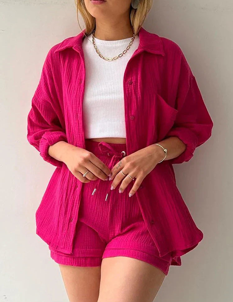 Charlotte | Women's Cotton Two-Piece Suit