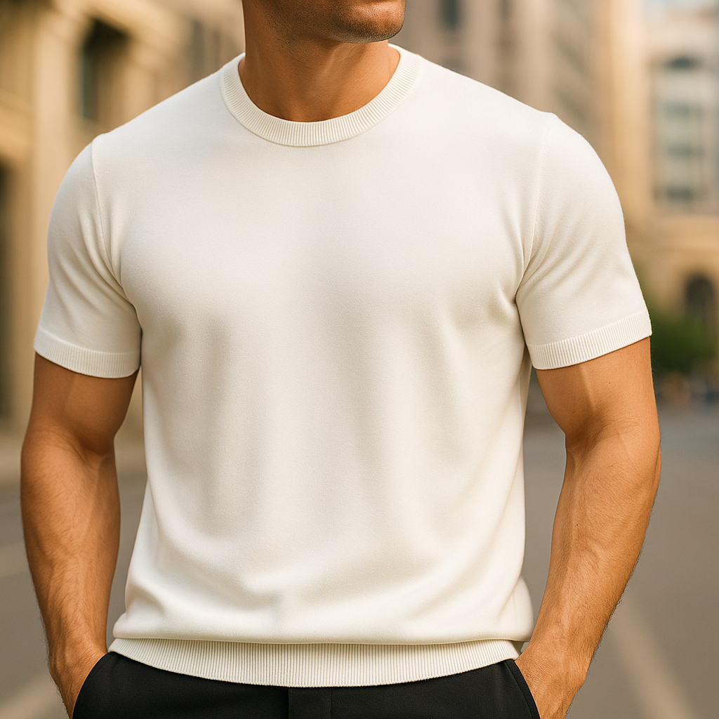 Merino Cashmere T-Shirt - Luxurious Comfort and Style