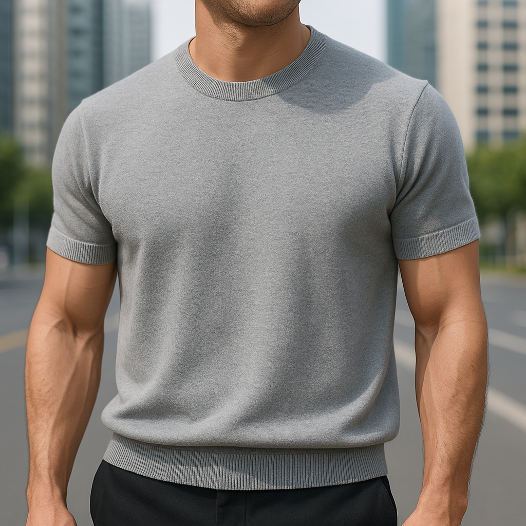 Merino Cashmere T-Shirt - Luxurious Comfort and Style