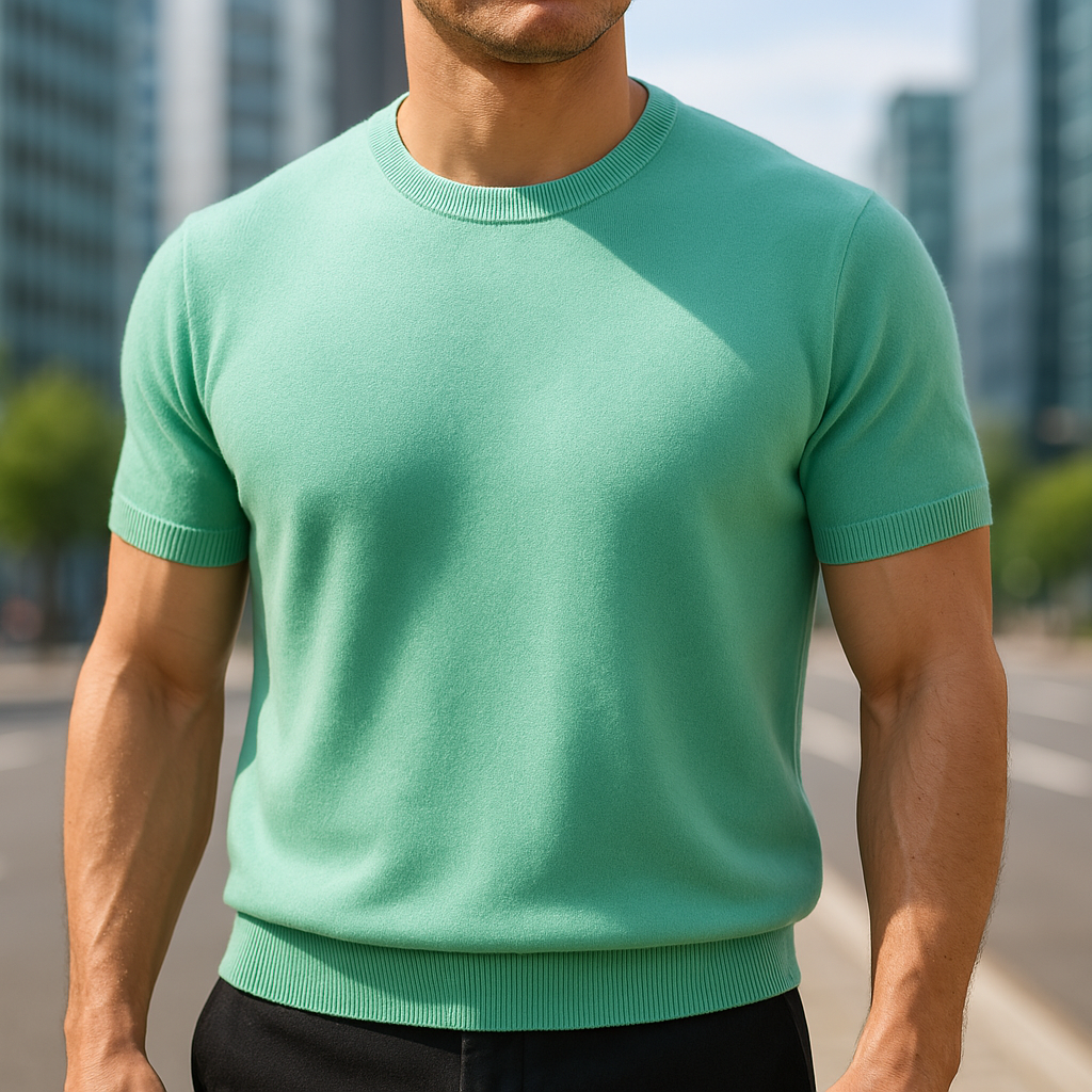 Merino Cashmere T-Shirt - Luxurious Comfort and Style