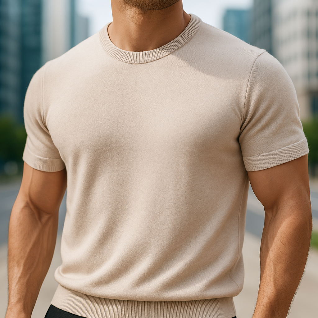 Merino Cashmere T-Shirt - Luxurious Comfort and Style