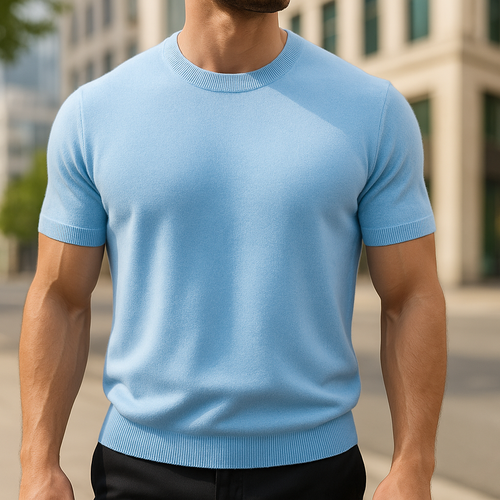 Merino Cashmere T-Shirt - Luxurious Comfort and Style