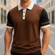 Luxurious Knitted Silk Polo Shirt