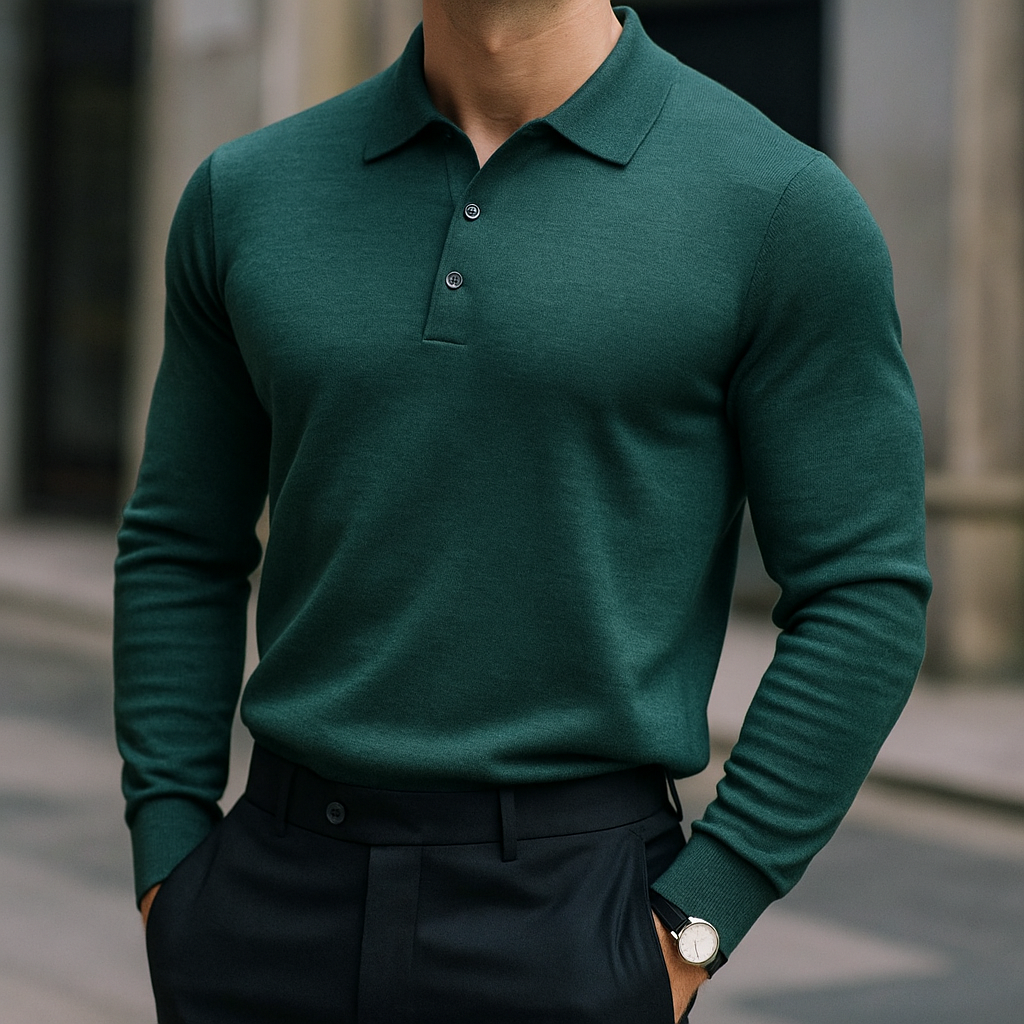 Premium Merino Wool Polo Shirt