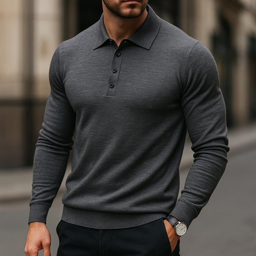 Premium Merino Wool Polo Shirt