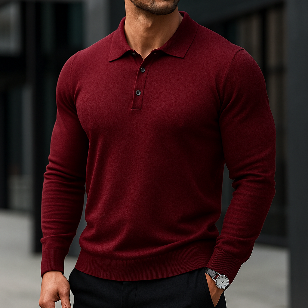 Premium Merino Wool Polo Shirt