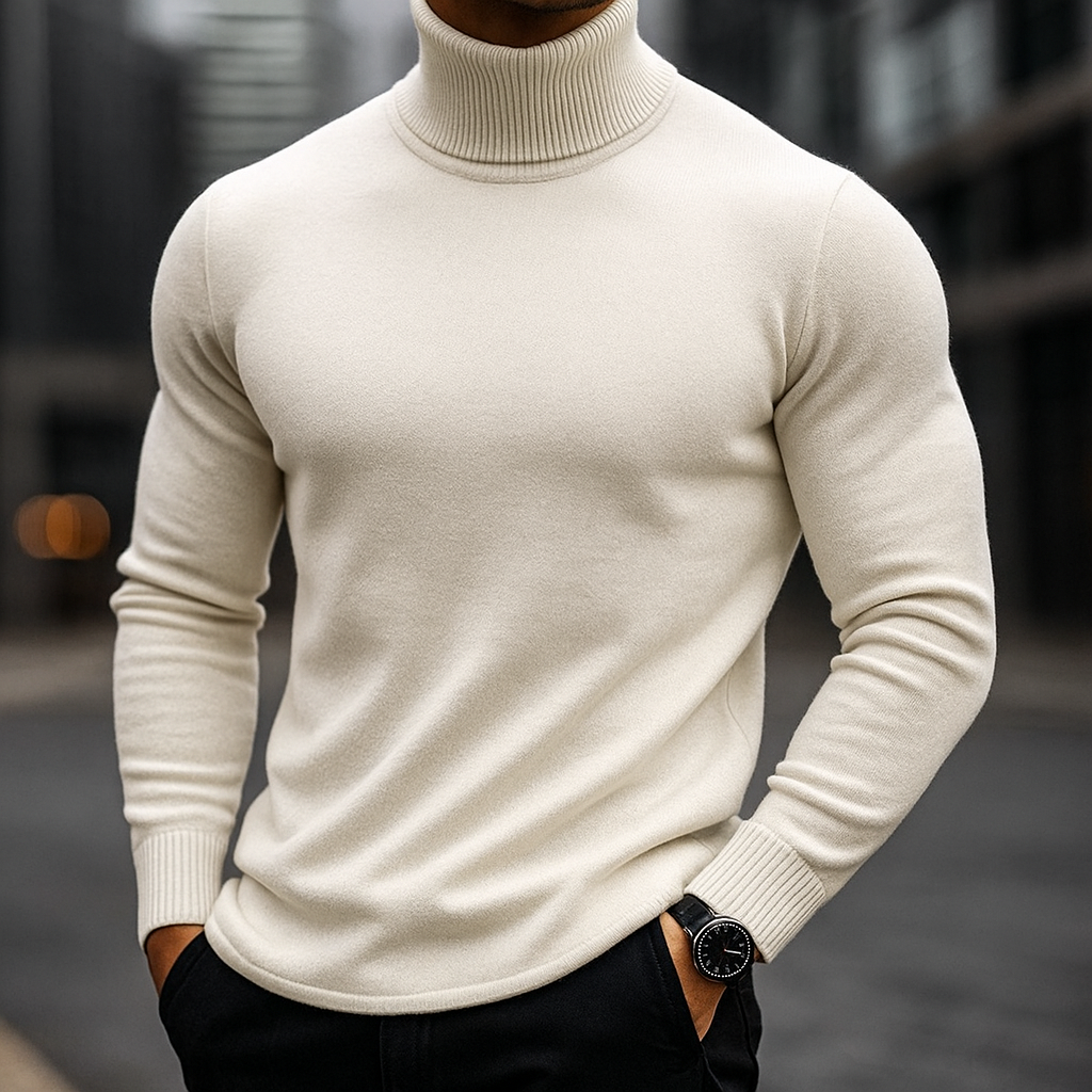 Cozy Knit Turtleneck Sweater