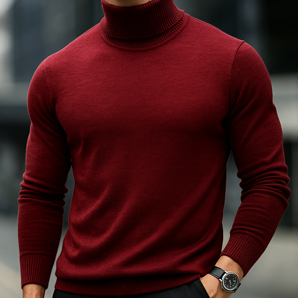 Cozy Knit Turtleneck Sweater
