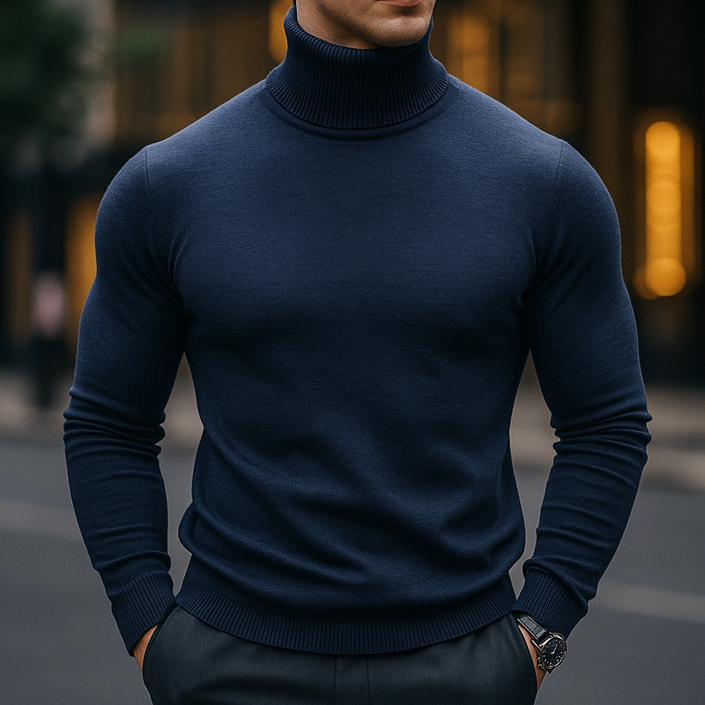 Cozy Knit Turtleneck Sweater