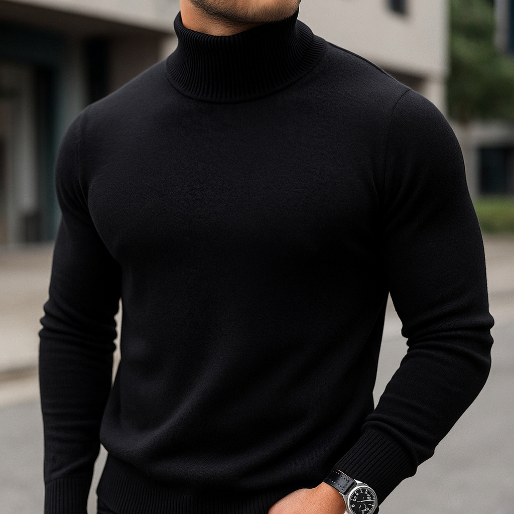 Cozy Knit Turtleneck Sweater