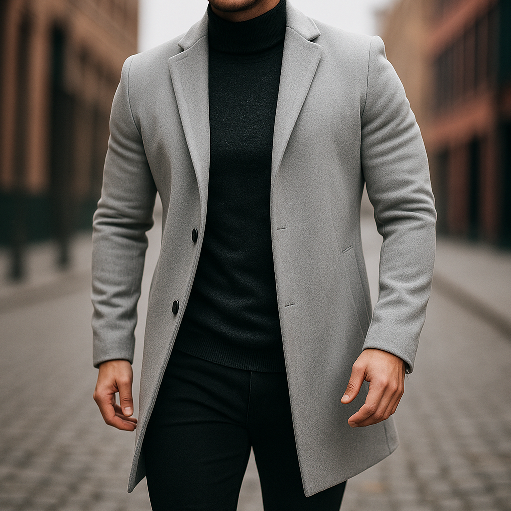 Wool Trench Coat - Stylish and Warm Outerwear