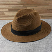 Andre | Classic Handmade Panama Hat Brown Hats