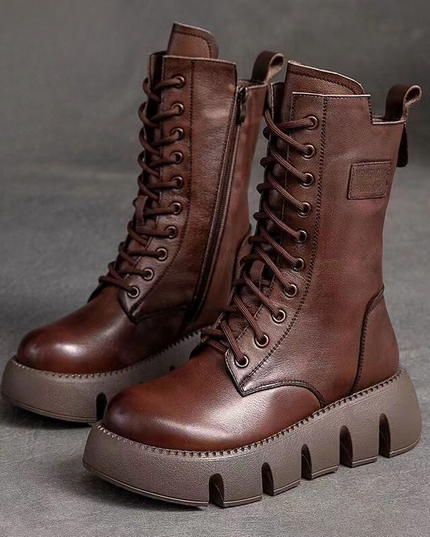 Élodie Lavin Elegance Mid‑Rise Boots Boots