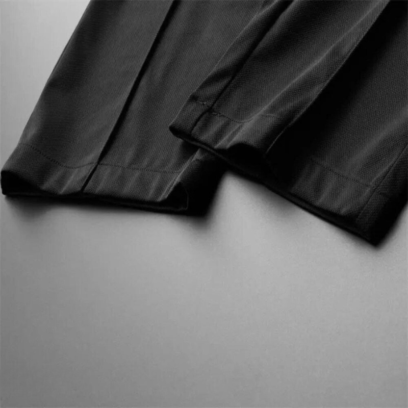 Men’s Two-Piece Pant Set – Short Sleeve Polo Shirt & Ankle-Length Pants Men Set