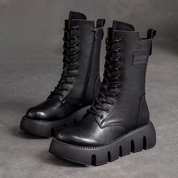 Élodie Lavin Elegance Mid‑Rise Boots Boots
