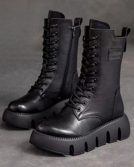 Élodie Lavin Elegance Mid‑Rise Boots Boots