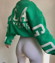 Dina | Oversized Sweatshirt GREEN