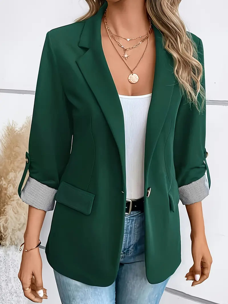 Jennifer | Elegant Blazer Dark Green Elegant Blazer