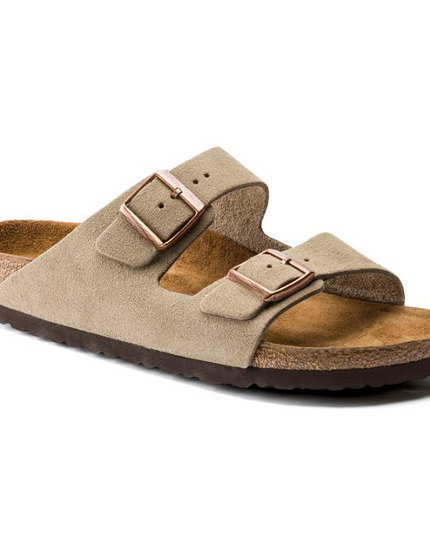 Echo Support Suede Sandals – Unisex Orthopedic Comfort Clogs Beige Sandals