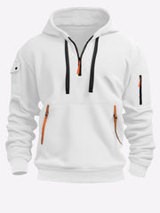 Dropped Shoulder Hooded Sweatshirt