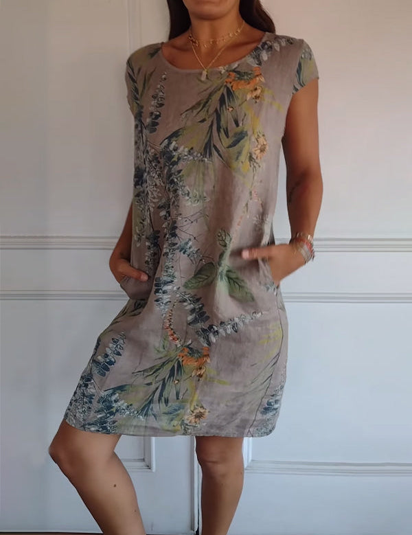 Aimee | Comfort dress Brown Dresses