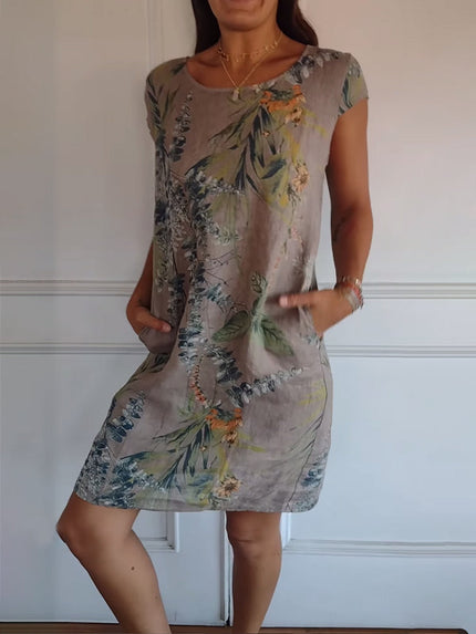 Aimee | Comfort dress Brown Dresses