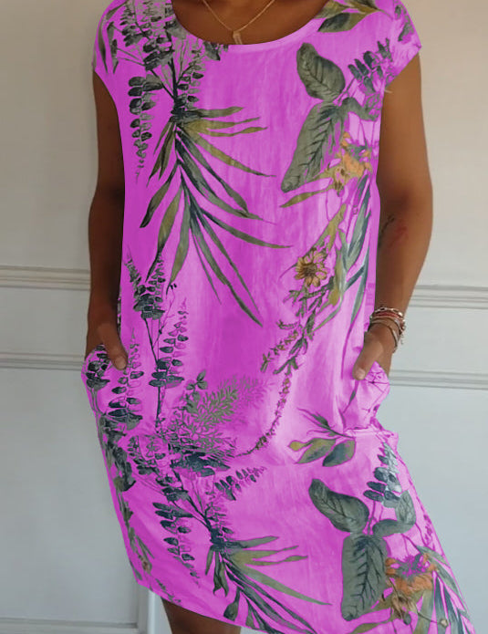 Aimee | Comfort dress Purple Dresses