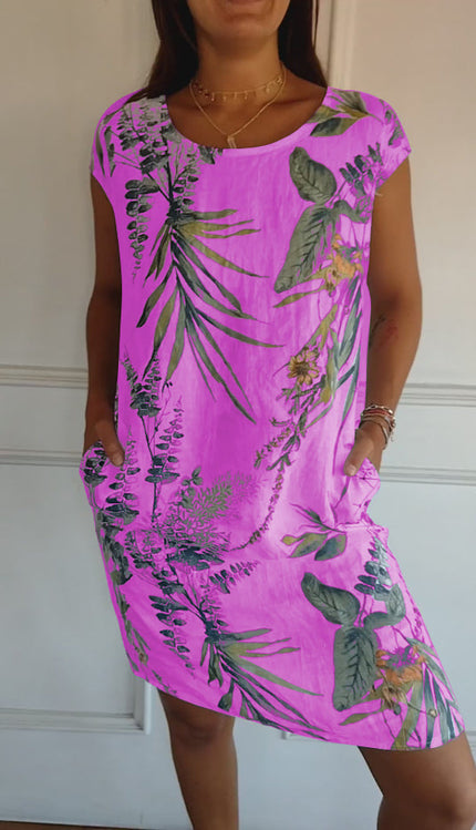 Aimee | Comfort dress Purple Dresses