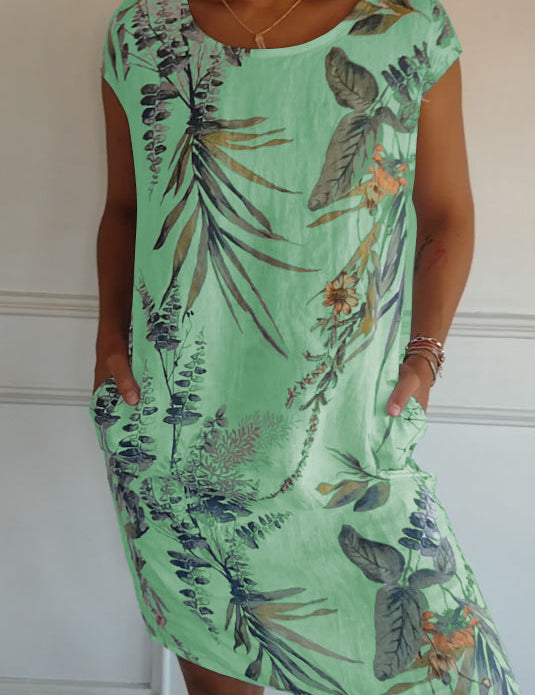 Aimee | Comfort dress Green Dresses