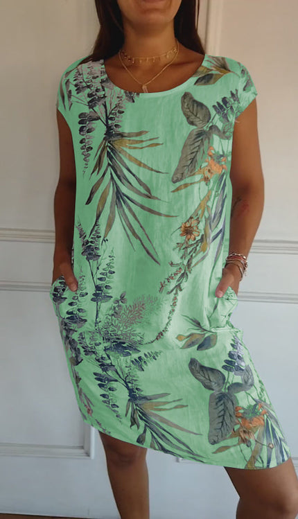 Aimee | Comfort dress Green Dresses