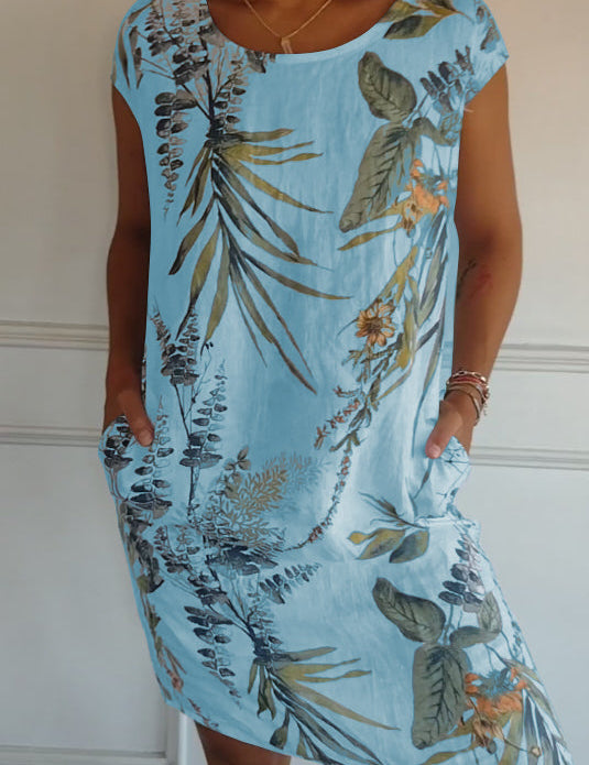 Aimee | Comfort dress Light blue Dresses
