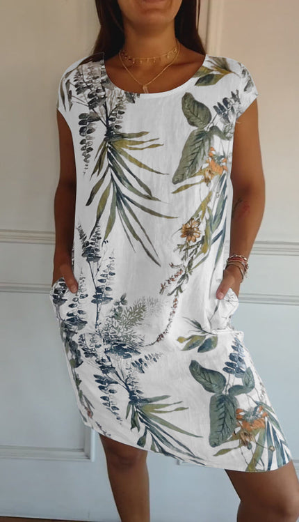 Aimee | Comfort dress Beach white Dresses