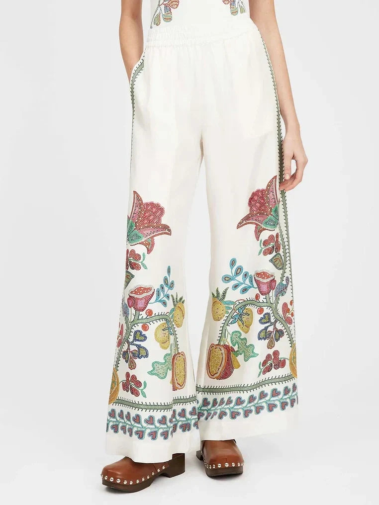 Florals And Fruits Print Set Dresses