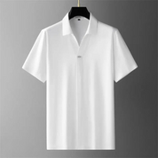 Men’s Two-Piece Pant Set – Short Sleeve Polo Shirt & Ankle-Length Pants Men Set
