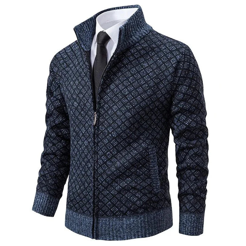 Elegant Men's Tailored Blazer Blue Tailored Blazer