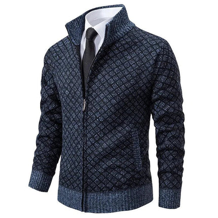 Elegant Men's Tailored Blazer Blue Tailored Blazer