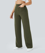 Jade | Elastic pants with high Waist Trousers