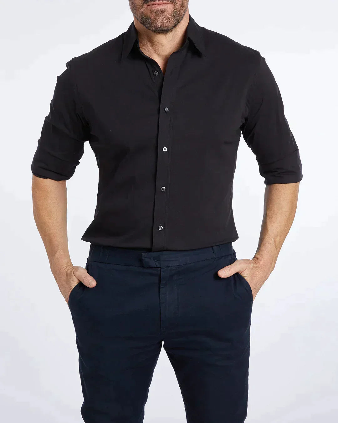 Men's Elite Stretch Zip-Up Shirt Men Shirts