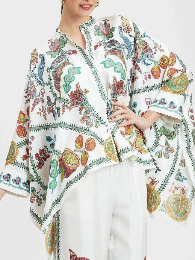 Florals And Fruits Print Set Dresses