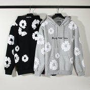 Pure Cotton Kapok Foam-Print Hoodie Sweater Hoodie