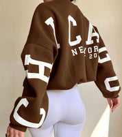 Dina | Oversized Sweatshirt BROWN